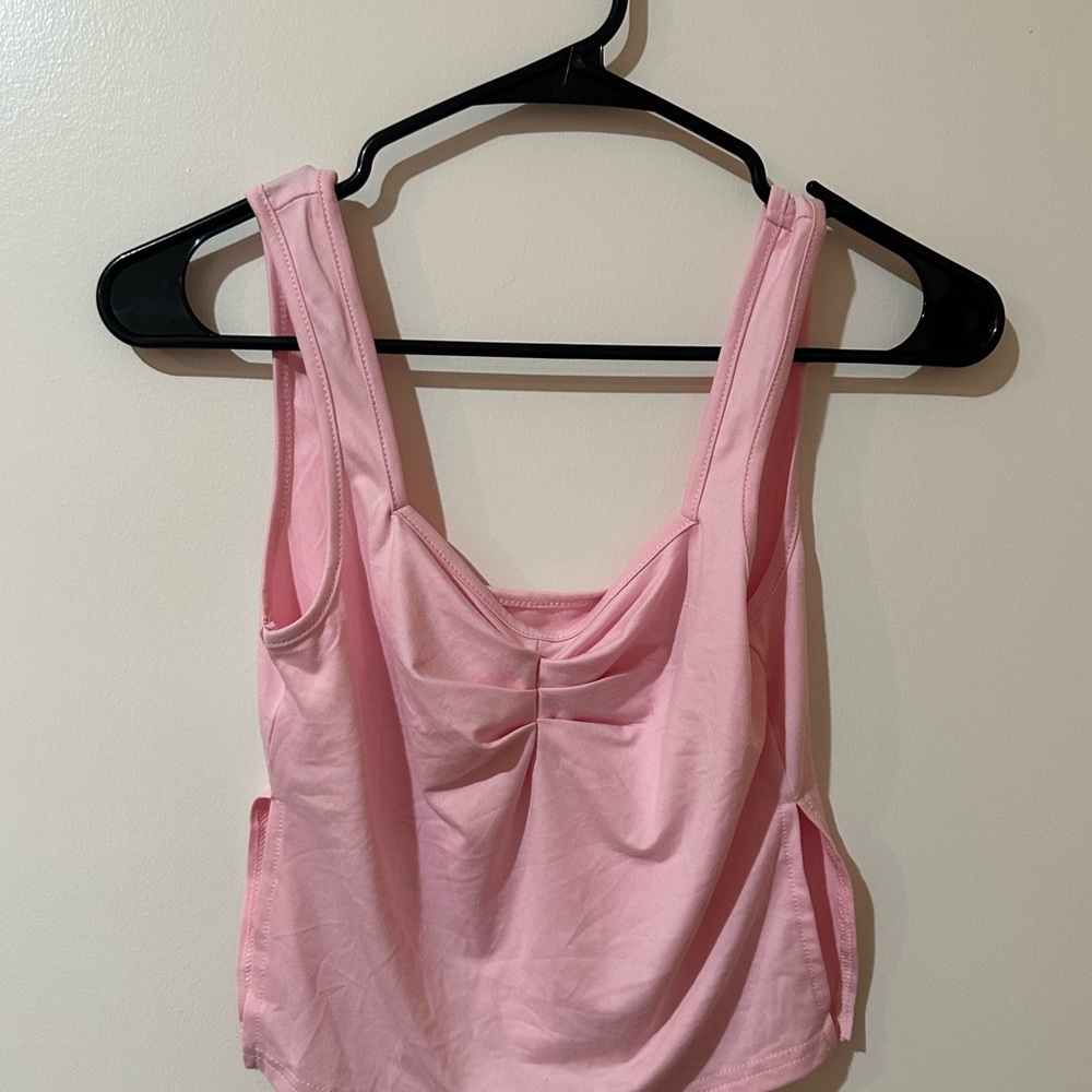 Pink croptop